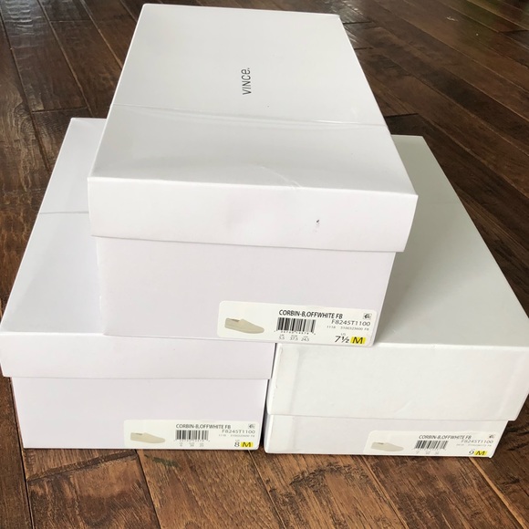 Last Pair! Vince Corbin Pull-on Sneakers Off-White - Picture 4 of 8